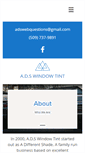 Mobile Screenshot of adswindowtint.com